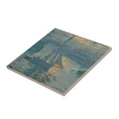 モネ・サンライズ海洋印象派絵を描の タイル (側面)