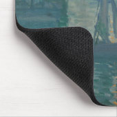 モネ・サンライズ海洋印象派絵を描の マウスパッド (コーナー)