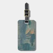 モネ・サンライズ海洋印象派絵を描の ラゲッジタグ (正面縦)