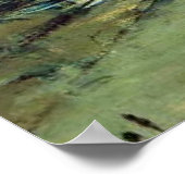 モネ – サンラザレ・ガレ、ノルマンディ・トレイン、 ポスター (角)