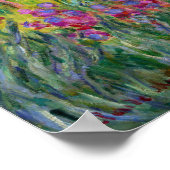 モネ – ザアイリスガーデンアットジヴェルニー1900 ポスター (角)