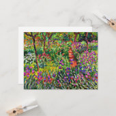 モネ – ザアイリスガーデンat Giverny カード (正面/裏面インサイチュ)