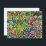 モネ – ザアイリスガーデンat Giverny カード<br><div class="desc">ジヴェルニーのアイリスガーデン、美しい素晴らしアート絵画ズby Claude Monet</div>