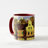 モネ – ザアンダムのザーン川の家 マグカップ (正面左)