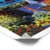 モネ:ザインテ・アドレッセの庭園 ポスター (角)