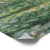 モネ – ザウォーターリリー池 ポスター (角)