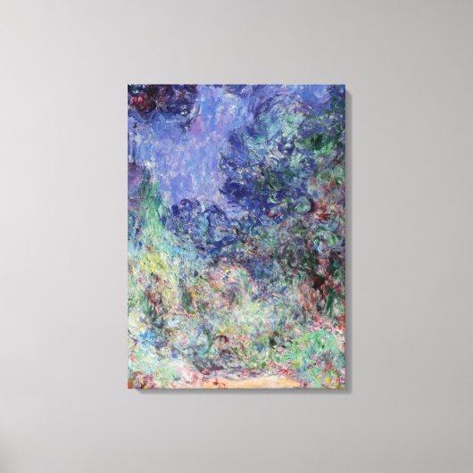 モネ – ザハウスビューバラガーデン キャンバスプリント (正面)