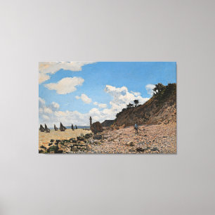 モネ – ザビーチアットオンフルール キャンバスプリント