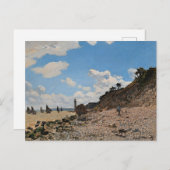 モネ – ザビーチアットオンフルール ポストカード (正面/裏面)