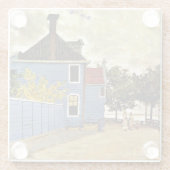 モネ – ザブルーハウスアットザアンダム ガラスコースター (裏面)