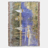 モネ – ザベイスンアットアルジェヌイユ スローブランケット (正面縦)
