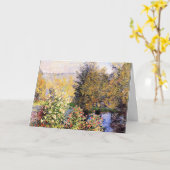 モネ – ザホシェードズガーデンアットモンジェロン カード (黄色い花)