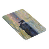 モネ – ザマネポートクリフアットエトレタットサンセット マグネット (右側)