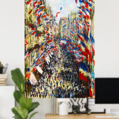 モネ – ザルーモントルグイユインパリ ポスター (ホームオフィス)