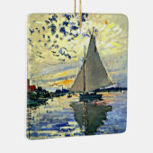 モネ – シルボートアットルプティジュネビリエ セラミックオーナメント (右)