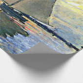 モネ – シルボートアットルプティジュネビリエ ラッピングペーパー (角)