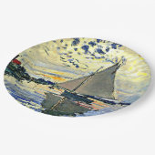 モネ – シルボートアットルプティ – ジュネヴィリエ ペーパープレート (アングル)