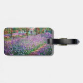 モネ - ジバニーでの画家の庭 - QRコード ラゲッジタグ (裏面横)