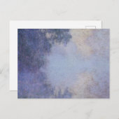 モネ – ジヴェルニー近くのセーヌ川の支流 ポストカード (正面/裏面)