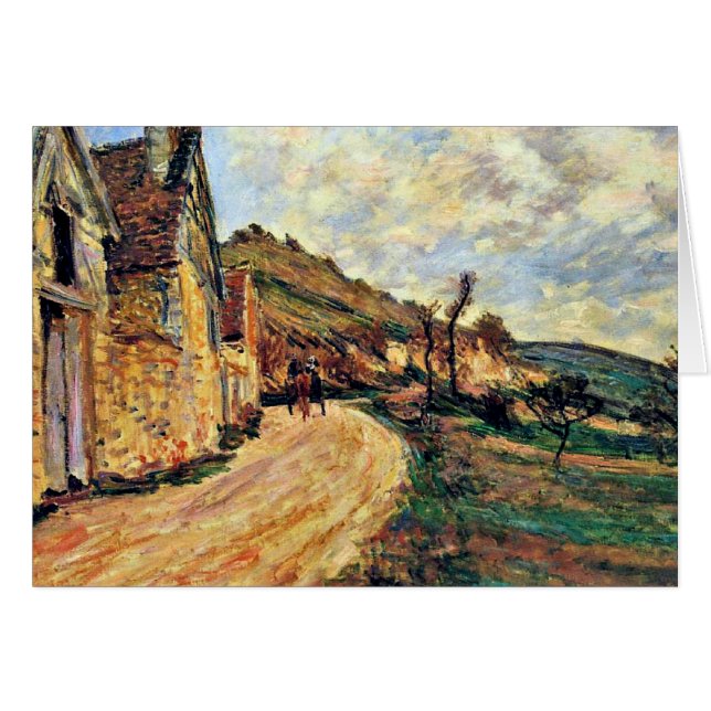 モネ – ジヴェルニー近くのファレーズの岩 (正面横)