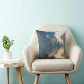 モネ，ジヴェルニー近郊のセーヌ川の支流 クッション (椅子)