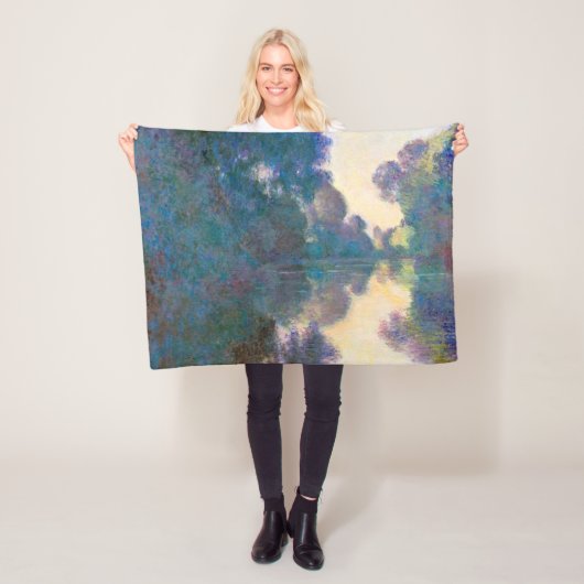 モネ，ジヴェルニー近郊のセーヌ川の支流 フリースブランケット (インサイチュ)