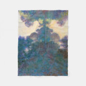 モネ，ジヴェルニー近郊のセーヌ川の支流 フリースブランケット (正面)