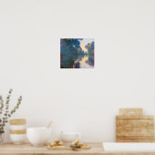 モネ,ジヴェルニー近郊のセーヌ川の支流 ポスター (キッチン)