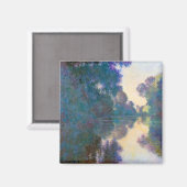 モネ，ジヴェルニー近郊のセーヌ川の支流 マグネット (正面/裏面)