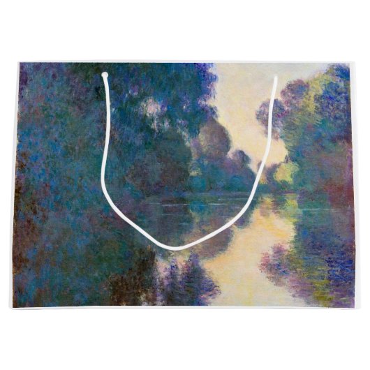 モネ，ジヴェルニー近郊のセーヌ川の支流 ラージペーパーバッグ (正面)
