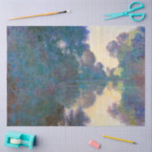 モネ，ジヴェルニー近郊のセーヌ川の支流 薄葉紙 (クラフト)