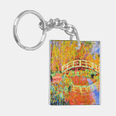 モネ – ジヴェルニ日本のーの橋 キーホルダー (正面左)