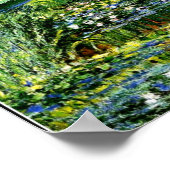 モネ – スイレン池、緑 ポスター (角)