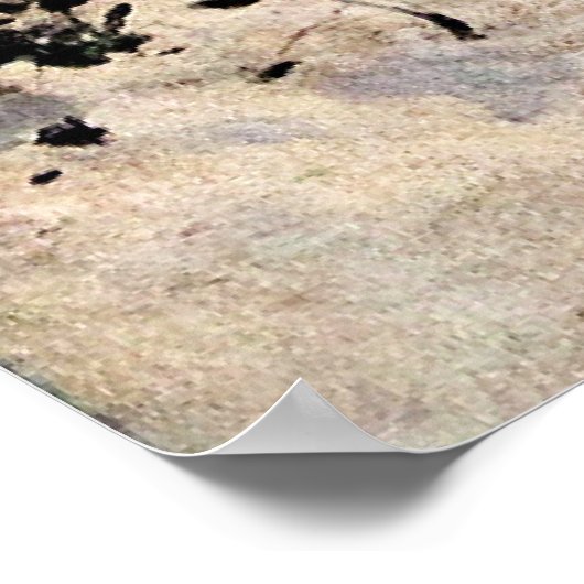 モネ – セントシメオン農場の前の道路 ポスター (角)