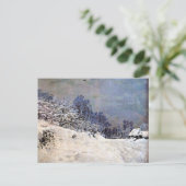 モネ – セントシメオン農場の前の道路 ポストカード (スタンド正面)