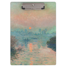 モネ「セーヌの夕日」ファインアート印象派 クリップボード