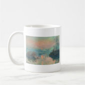 モネ「セーヌの夕日」ファインアート印象派 コーヒーマグカップ (左)