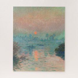 モネ「セーヌの夕日」ファインアート印象派 ジグソーパズル