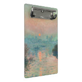 モネ「セーヌの夕日」ファインアート印象派  ミニクリップボード (アングル)