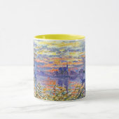 モネ – セーヌ川の夕日、 マグカップ (中央)