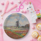 モネ – チャンプスデチューリプスen Hollande ペーパープレート (パーティー)