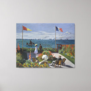 モネ – テラスアットサインテアドレッセ キャンバスプリント