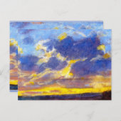 モネ – ナイトフォール絵を描は有名だ。 ポストカード (正面/裏面)