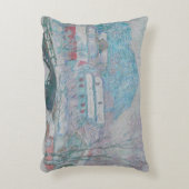 モネ – ノルウェー、サンドヴィケン村の雪 アクセントクッション (正面(垂直))