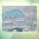 モネ – ノルウェー、サンドヴィケン村の雪 ウィンドウサイン (シート3)