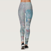 モネ - ノルウェー、雪のサンドヴィーケン村 レギンス (裏面)