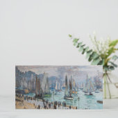 モネ - ハルール港を出発する漁船 サンキューカード (スタンド正面)