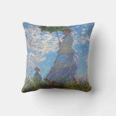 モネ・パラソルを持つ女性 クッション (裏面)