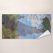 モネ・パラソルを持つ女性 バスタオル (バスタオル)