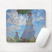 モネ·パラソルを持つ女性 マウスパッド (マウス)